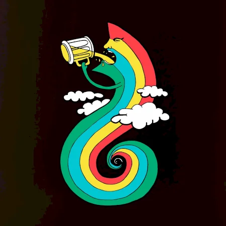 Pijem ako dúha (Pecka design)