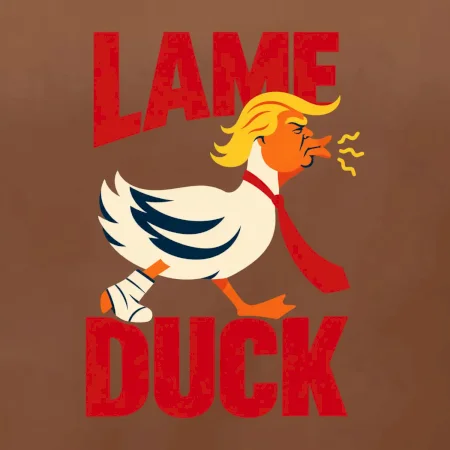 Donald Trump minimalistická kachna