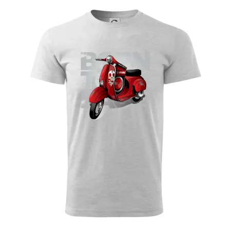 Scooter born to ride red