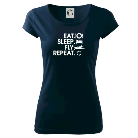 Eat sleep fly repeat