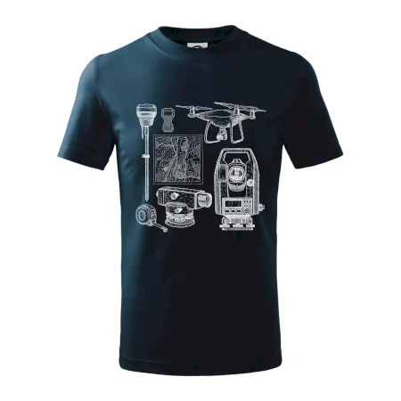 Geodet teodolit dron