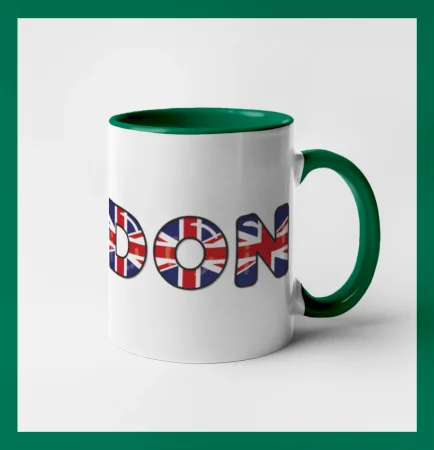 Nápis London vlajka