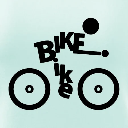 Bike nápis postava