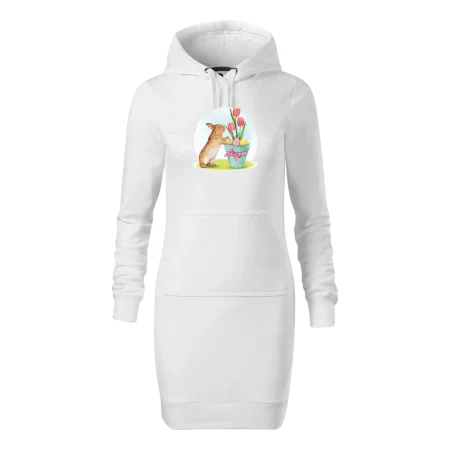 Veľkonočný zajačik tulipány