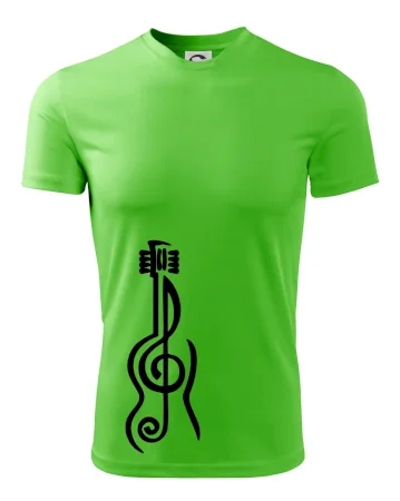 Husľový kľúč gitara