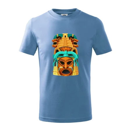 Mayová maska s pyramídou
