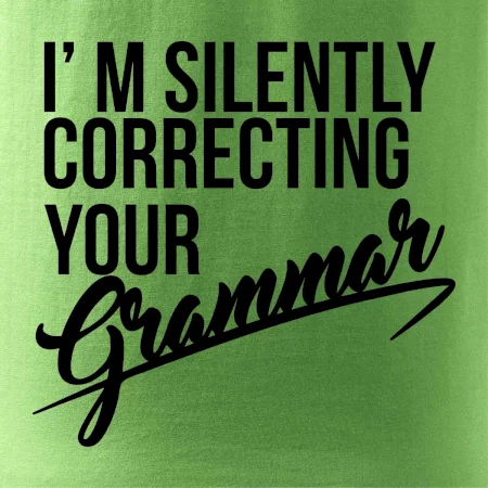 Correcting grammar