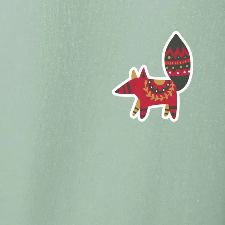 Folklór na prsníku líška