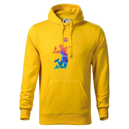 Volejbalista splash s loptou