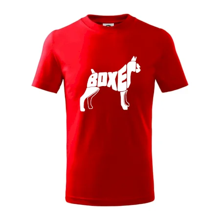 Boxer nápis v tele