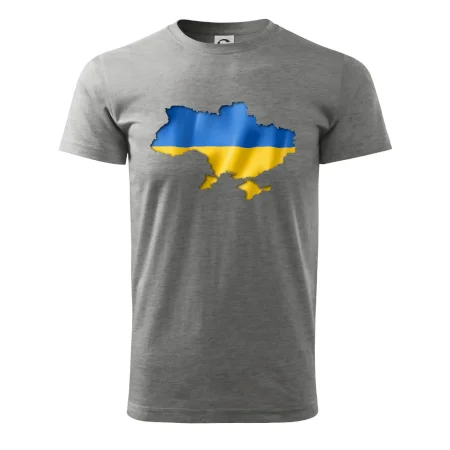 Ukrajina vlajka mapa