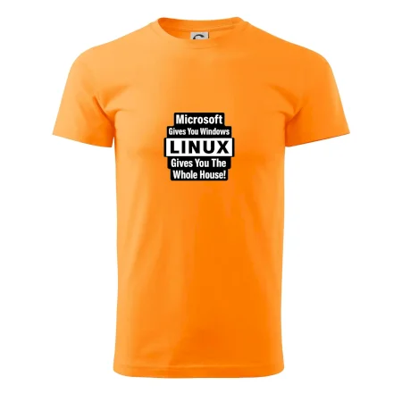 Microsoft Gives You Windows LINUX Gives You The Whole House!