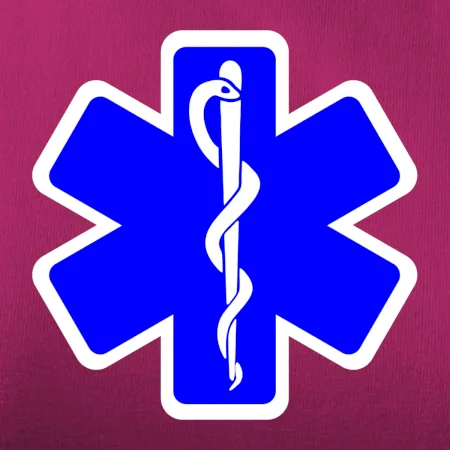 Rescue - Hviezda na prsníku + nápis na chrbte