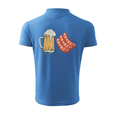 Pivo a klobása