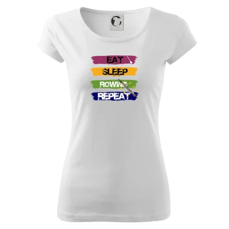 Eat sleep rowing repeat farebné