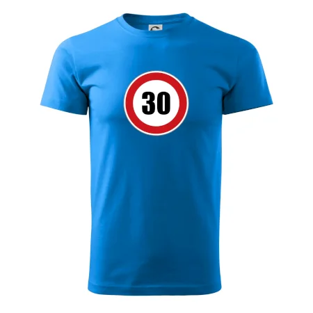 Dopravná značka - obmedzenie rýchlosti 30