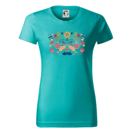 Folklór - dva farebné vtáčiky