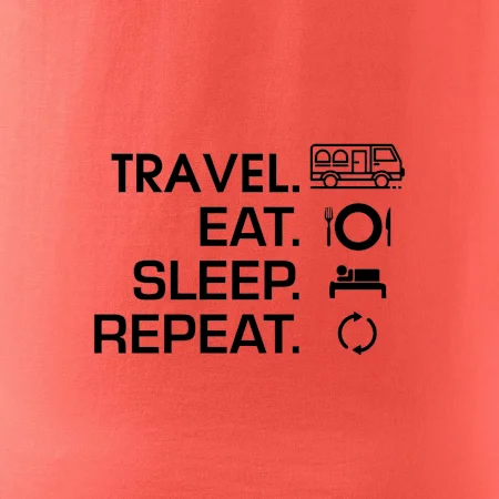 Eat sleep travel - Van