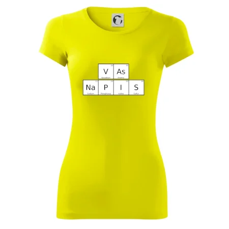 Vlastný nápis - periodická tabuľka