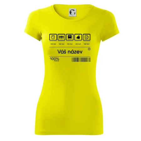 Čárový kód - Vlastní text