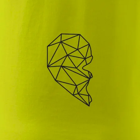 Párový motív srdca geometrie - ONA