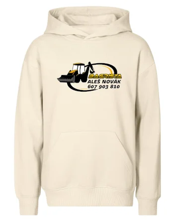 Bagrista v kruhu - vlastný nápis