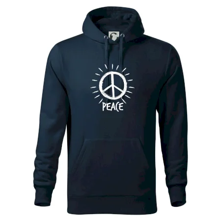 Peace symbol čiernobiely