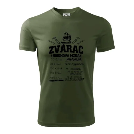 Hodinová mzda zvárač