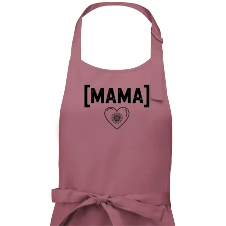 Mama nápis a srdce a slnečnice