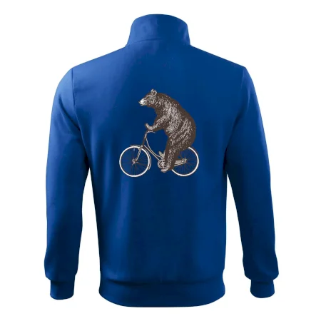 Medveď na bicykli