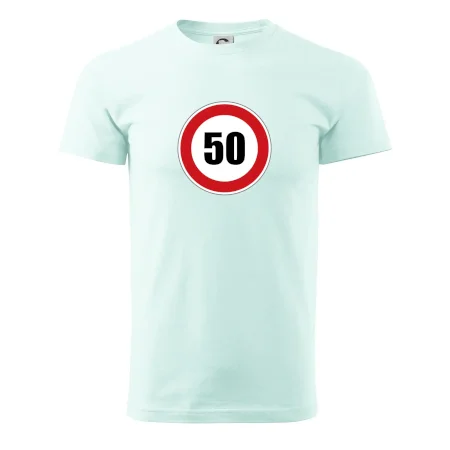 Dopravná značka - obmedzenie rýchlosti 50