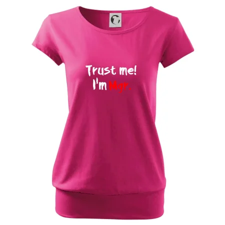 Trust me I´m  Mgr. / Ver mi som Magister.