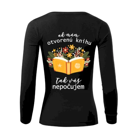 Ak mám otvorenú knihu, tak vás nepočujem