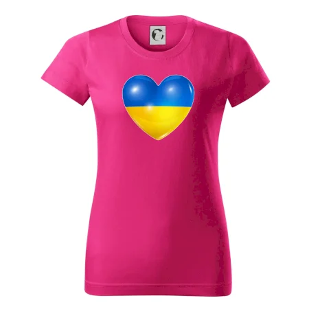 Ukrajina srdce vlajka