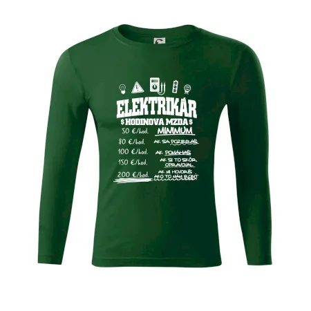 Hodinová mzda elektrikár