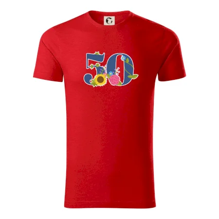 Kvetinové číslo kreslené - 50