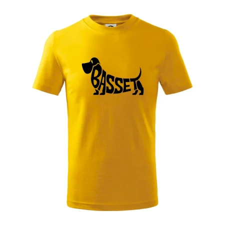 Basset nápis v tele