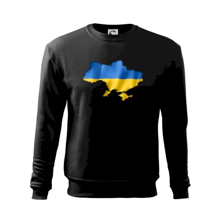 Ukrajina vlajka mapa