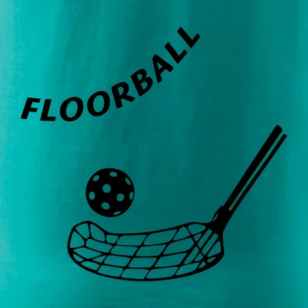 Floorball nápis šikmo