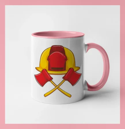 Hasičská helma a sekera