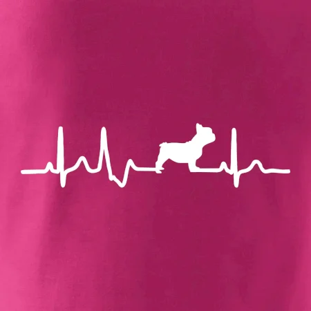 EKG Francouzský buldoček z boku