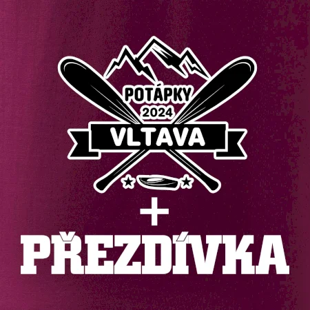 K vode - pádla hory (vlastný nápis)