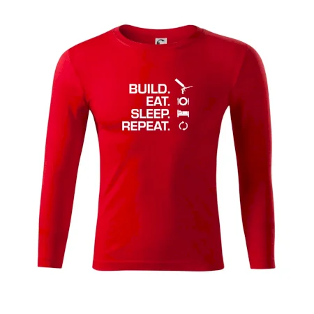 Build eat sleep repeat - montážna pena