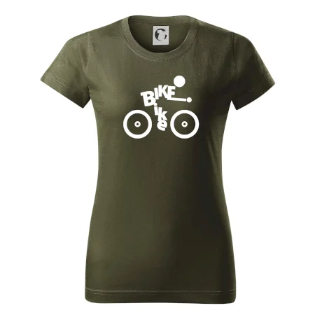 Bike nápis postava