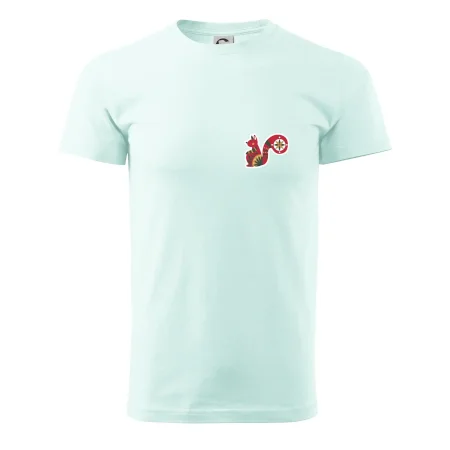 Folklór na prsníku veverička