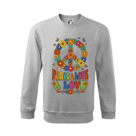Peace and love - na výšku s květy