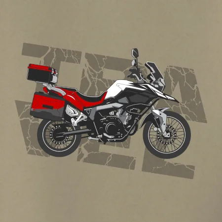 Cestovná enduro červená