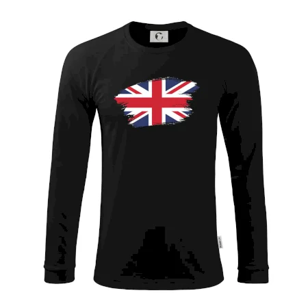 Britská vlajka roztrhaná