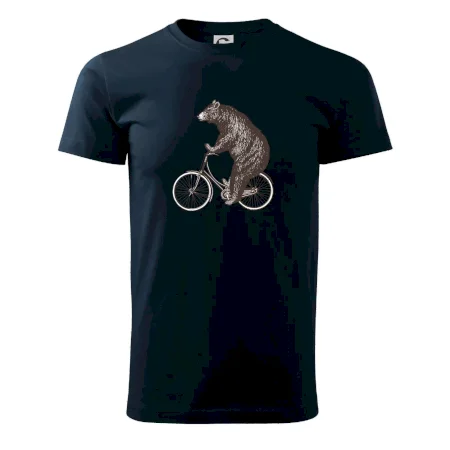Medveď na bicykli