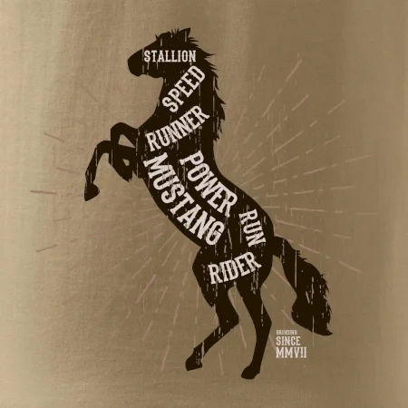 Horse mustang